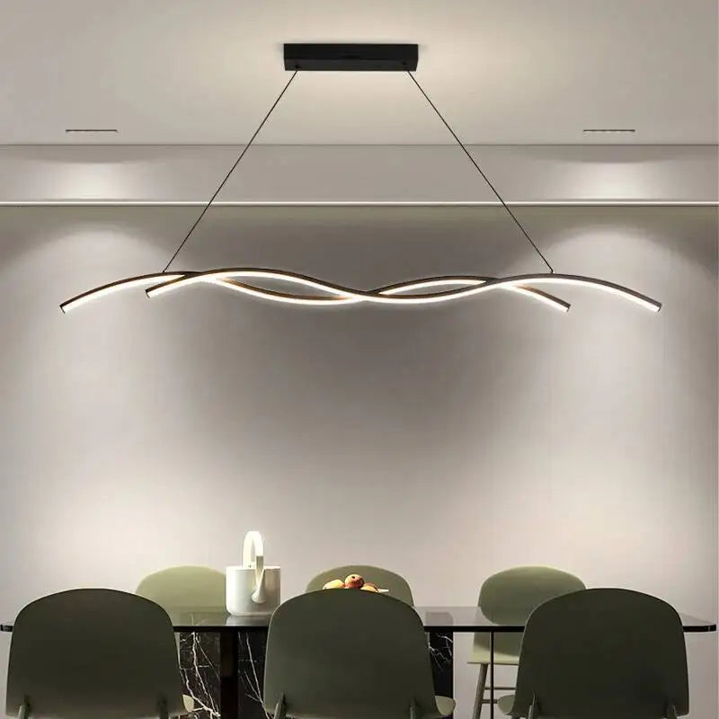 Modern Minimalist LED Pendant Light for Contemporary Restaurants and Hotels