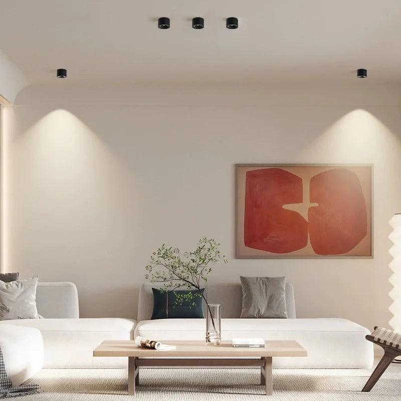 Adjustable Surface Mounted LED Spotlight for Modern Home and Office Lighting