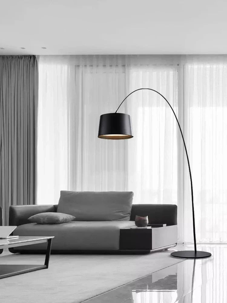 Modern Arc Floor Lamp for Living Room and Bedroom Decor