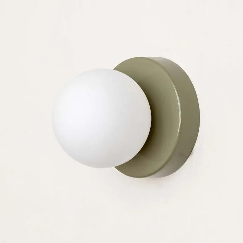 Modern Glass Sconce for Bedroom Bedside and Hallway Accent Lighting
