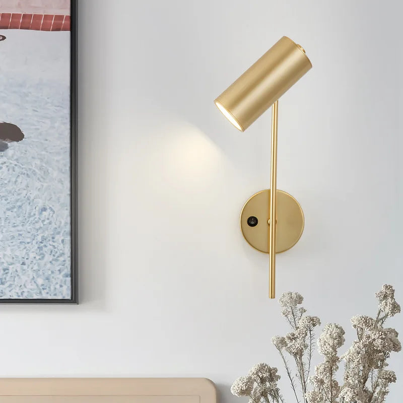Modern Adjustable Iron Wall Sconce for Hotel Reading and Home Interiors