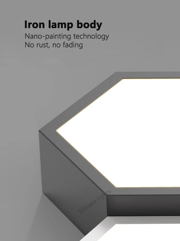Modern Honeycomb Ceiling Light for Artistic Living Rooms and Dining Spaces