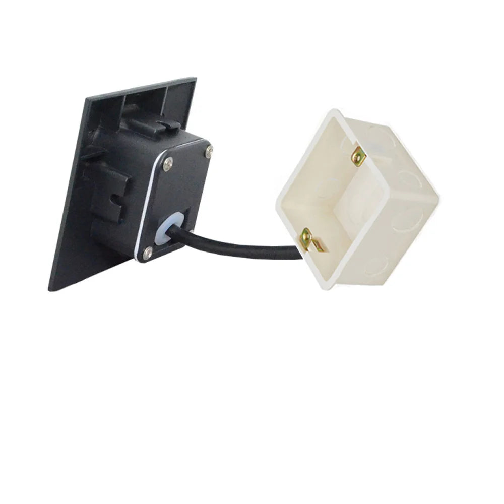 Modern LED Recessed Wall Light with Motion Sensor for Staircase and Corridor