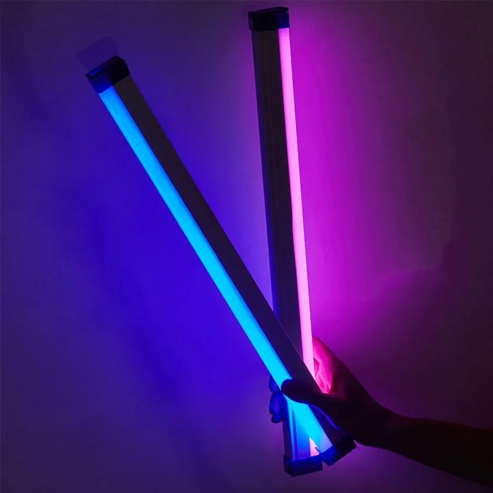 Portable RGB LED Light Stick for Ambient Room Lighting and Photography