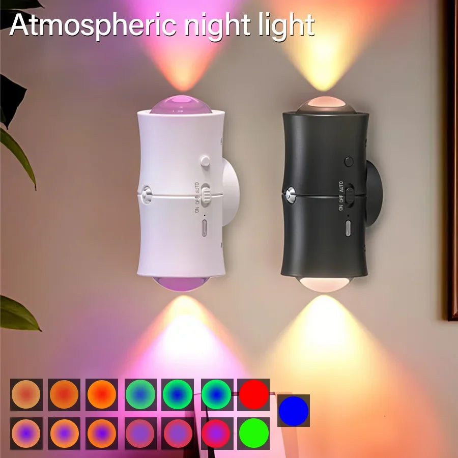 Rechargeable Motion Sensor Wall Light for Bedroom and Staircase Ambience