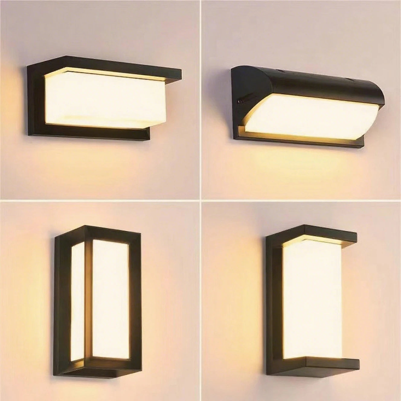 Modern Square LED Wall Sconce for Minimalist Outdoor and Indoor Lighting