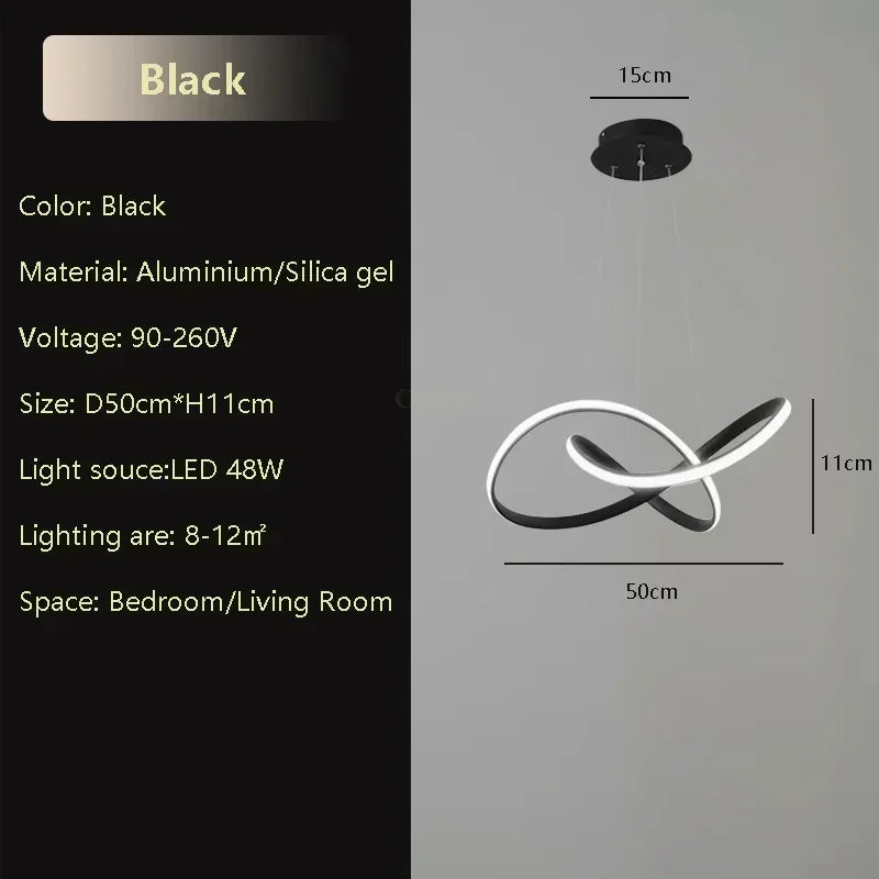 Modern LED Pendant Light for Dining Rooms and Hotel Interiors