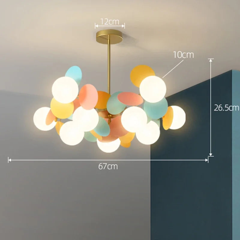 Modern LED Branch Chandelier for Luxury Living Room and Bedroom Decor