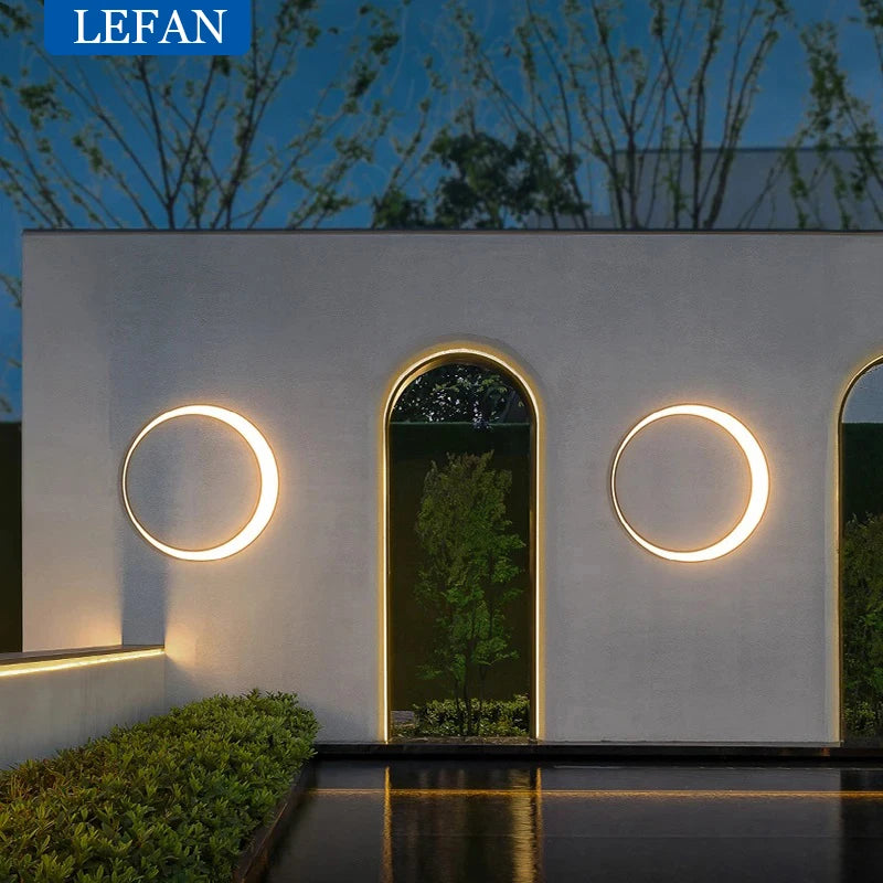 Modern Waterproof LED Outdoor Wall Light for Garden Terrace and Porch