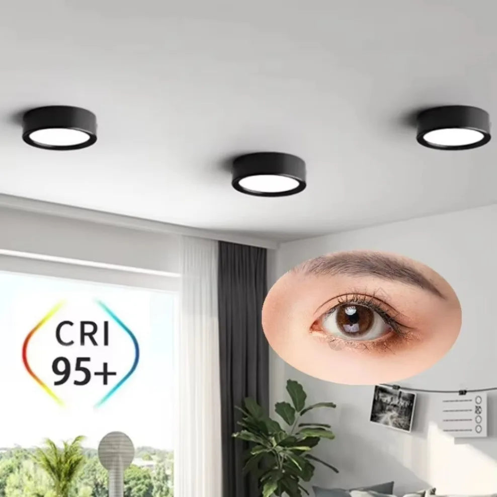 Modern Nordic Surface Mounted LED Spotlight for Residential and Commercial Lighting