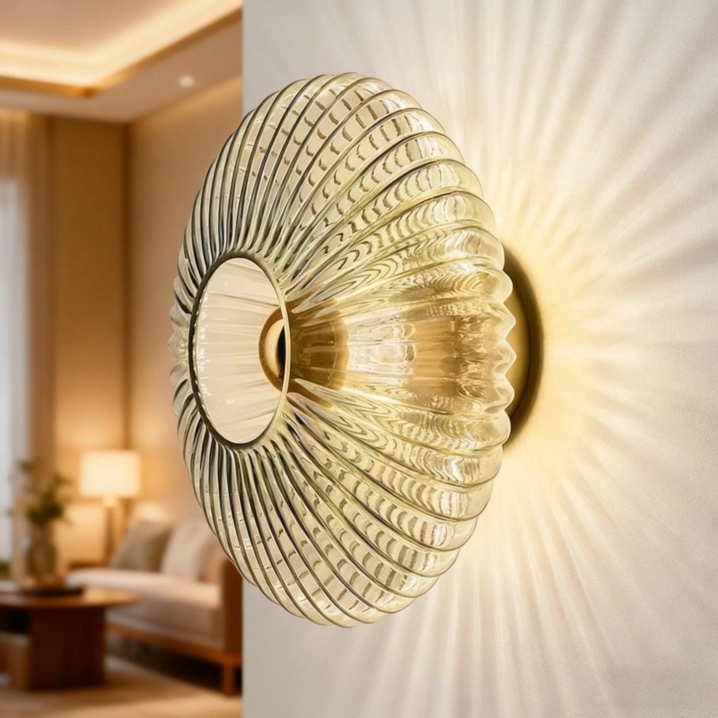 Nordic Glass Ceiling Lamp for Modern Living Rooms and Hallways