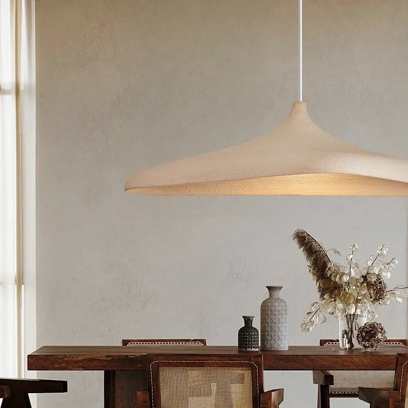 Wabi Sabi Pendant Light for Minimalist Living and Dining Room Decor