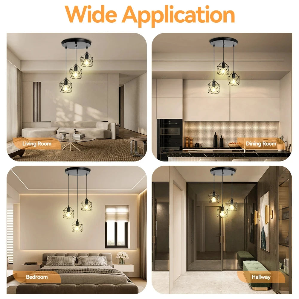 Vintage Nordic Pendant Chandelier for Elegant Dining and Living Spaces