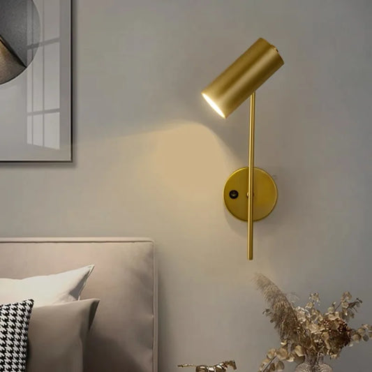 Modern Adjustable Iron Wall Sconce for Hotel Reading and Home Interiors