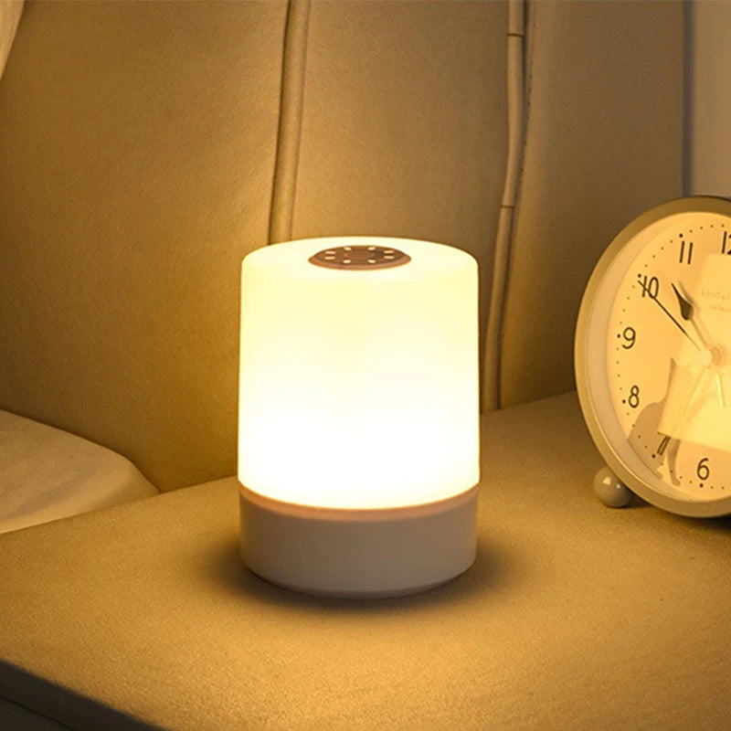 Dimmable LED Touch Table Lamp with Wireless Charging for Bedroom Reading