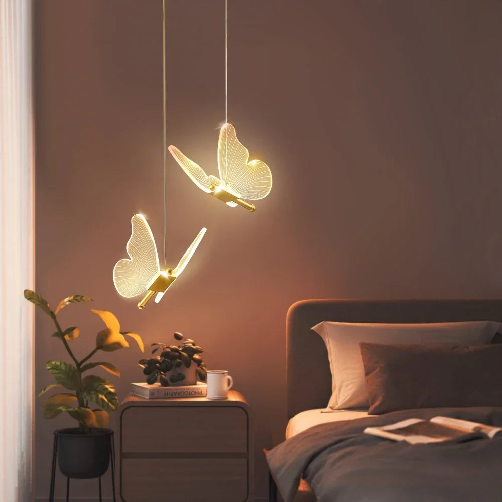 Modern Butterfly Pendant Light for Elegant Dining Rooms and Living Spaces