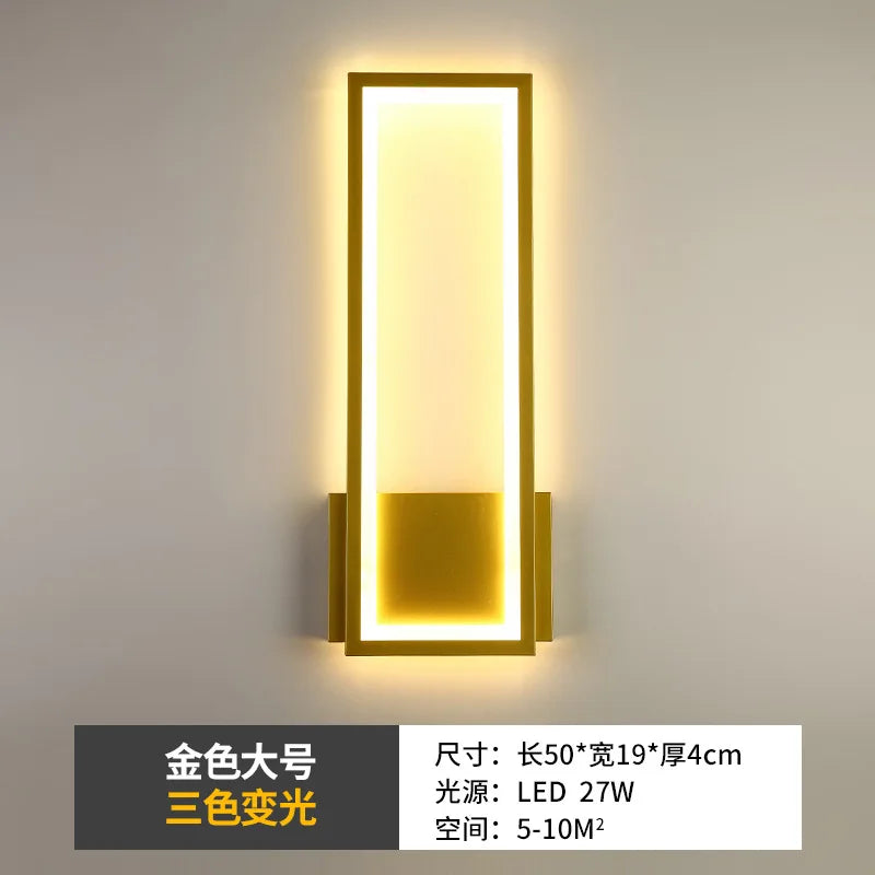 Modern LED Wall Sconce for Bedroom Bedside and Living Room Decor