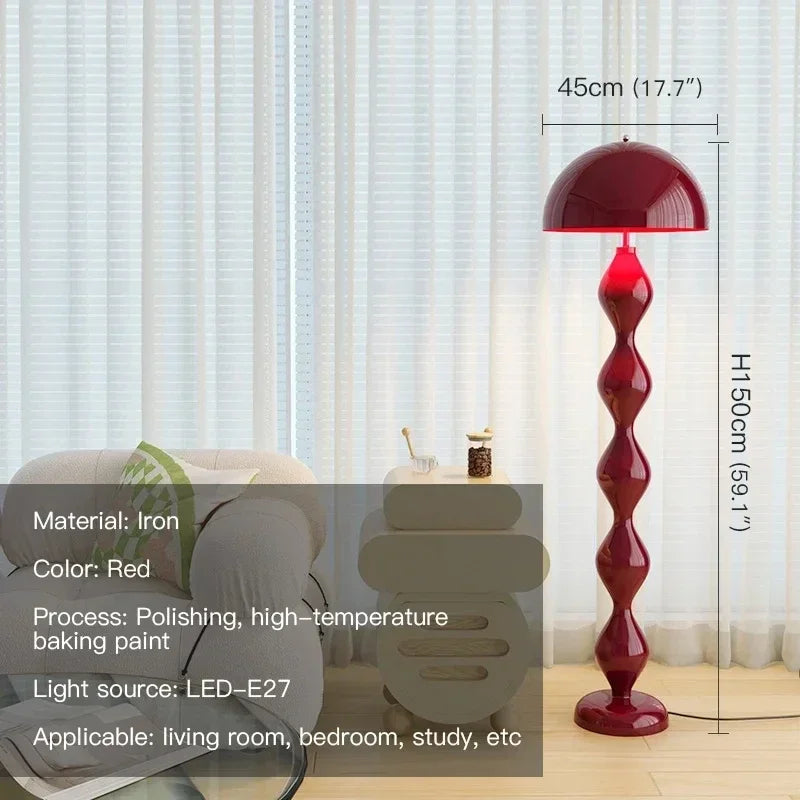 Modern Mushroom Floor Lamp for Nordic Living Room and Ambient Lighting