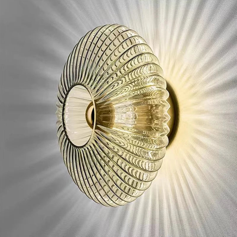 Nordic Glass Ceiling Lamp for Modern Living Rooms and Hallways