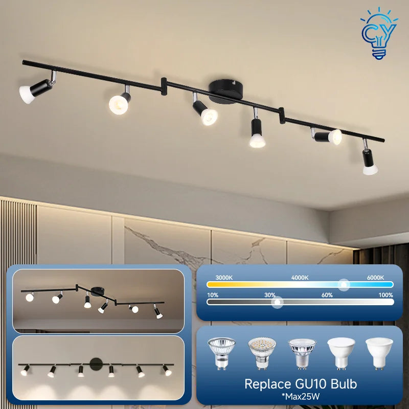 Modern LED Ceiling Spotlight for Contemporary Living and Dining Spaces