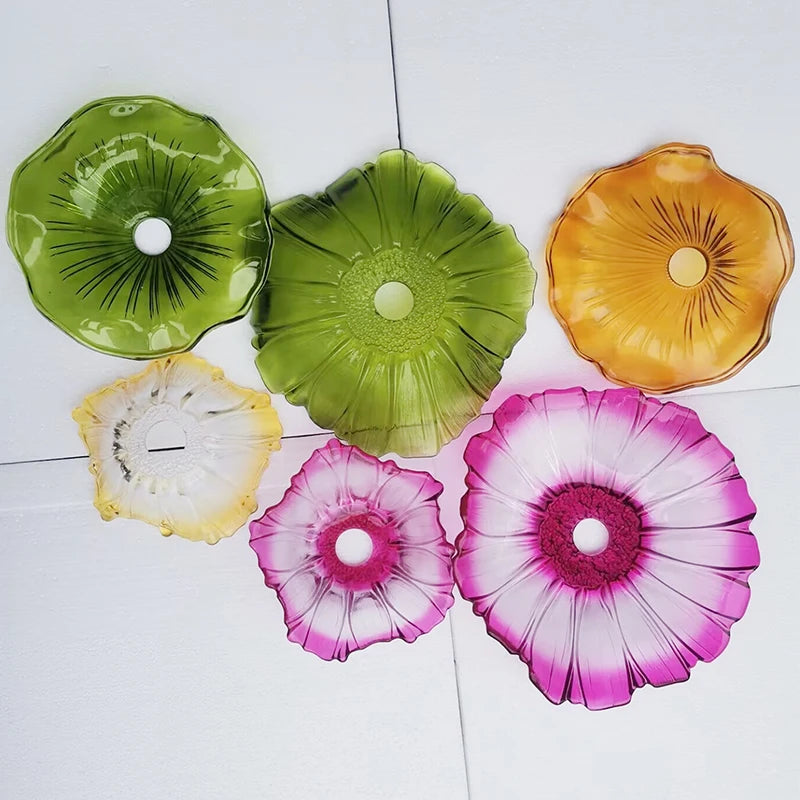 Vintage Floral Glass Pendant Light for Elegant Dining Rooms and Cafes