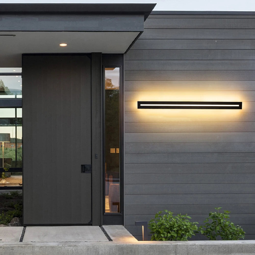 Modern LED Outdoor Wall Sconce for Garden and Exterior Home Lighting