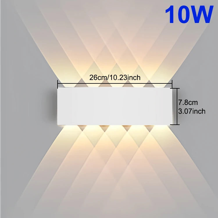 Modern LED Wall Sconce for Indoor and Outdoor Architectural Lighting