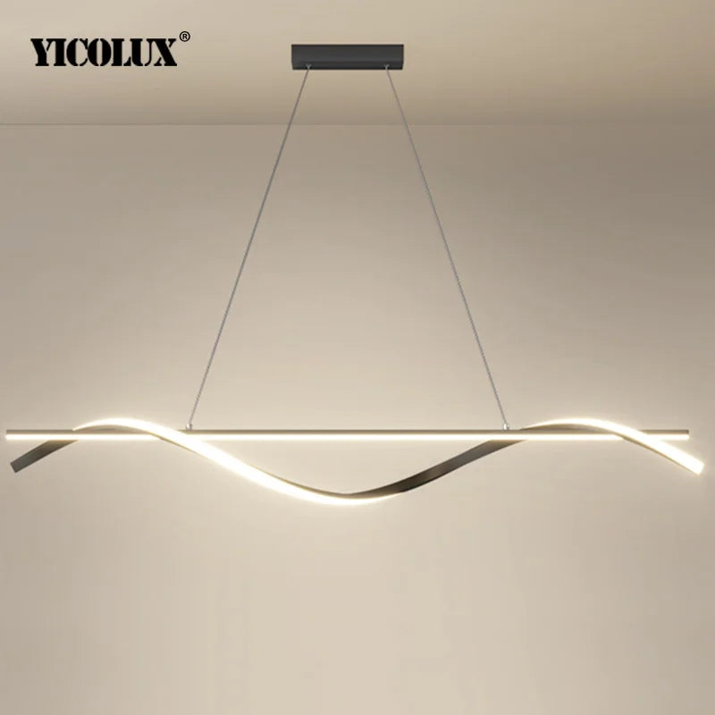 Minimalist LED Pendant Light for Modern Dining Rooms and Kitchens