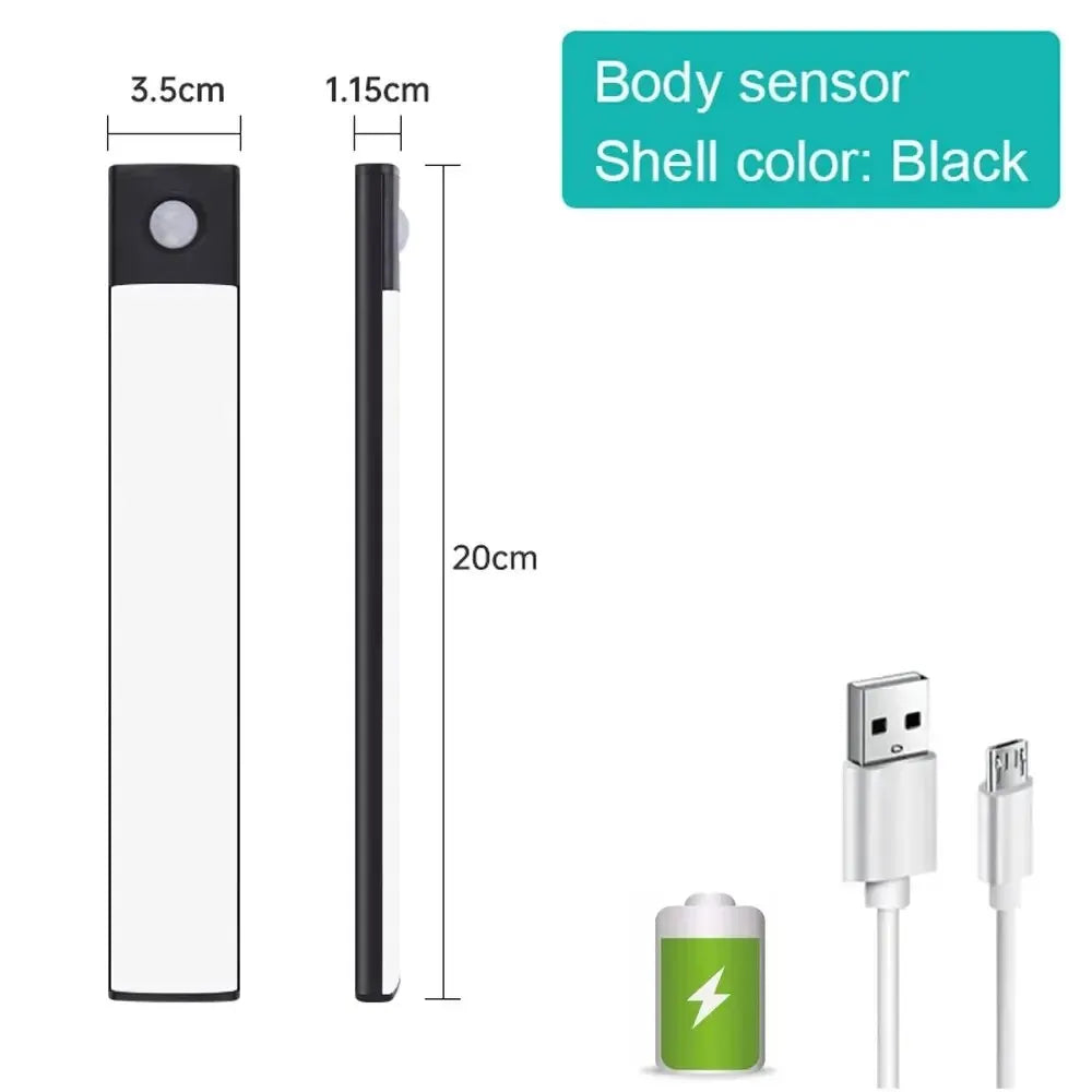 Wireless Motion Sensor Under Cabinet Light for Kitchen Bedroom and Wardrobe