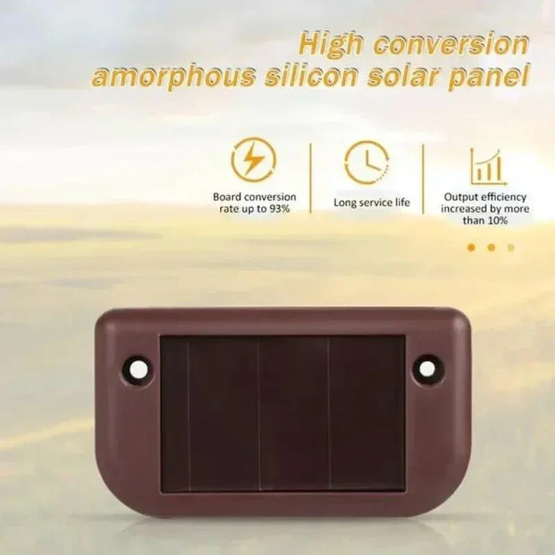 Modern LED Solar Step Light for Garden Decks and Outdoor Paths