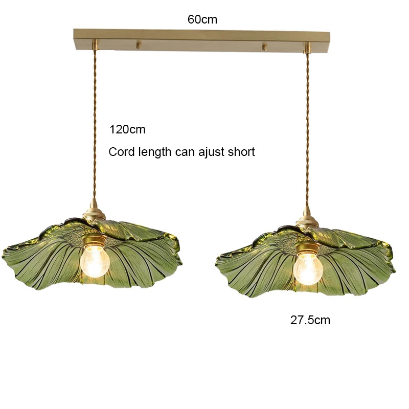 Vintage Floral Glass Pendant Light for Elegant Dining Rooms and Cafes