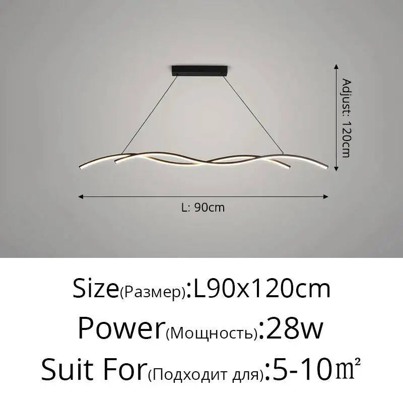 Modern Minimalist LED Pendant Light for Contemporary Restaurants and Hotels