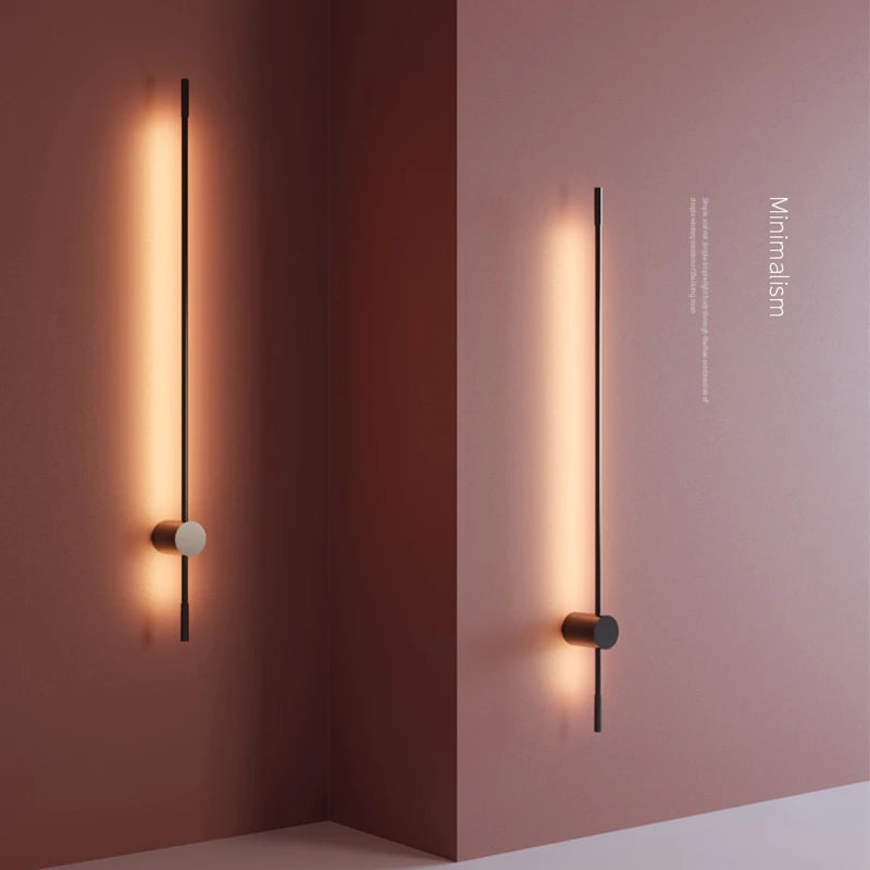 Nordic Minimalist LED Wall Light for Modern Bedrooms and Living Rooms