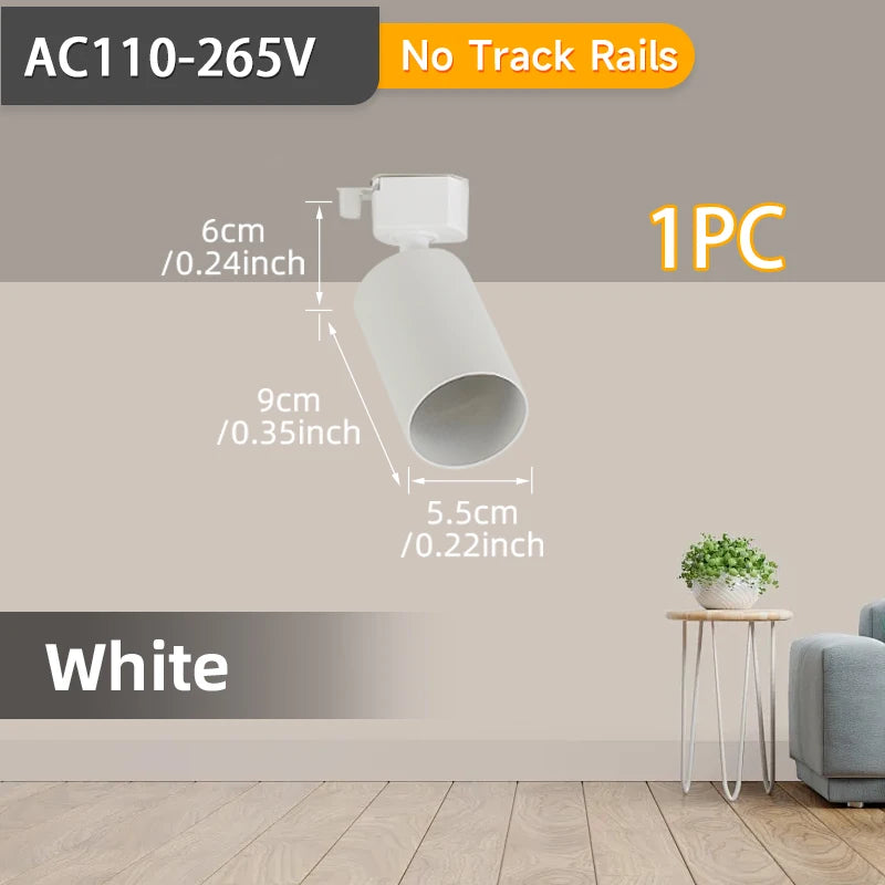 Modern LED Track Lighting Set for Kitchens and Commercial Retail Spaces