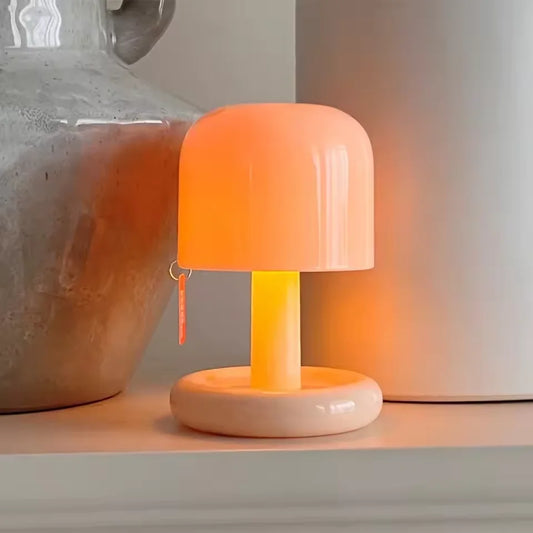 Mushroom LED Table Lamp for Modern Coffee Shops and Bedroom Decor