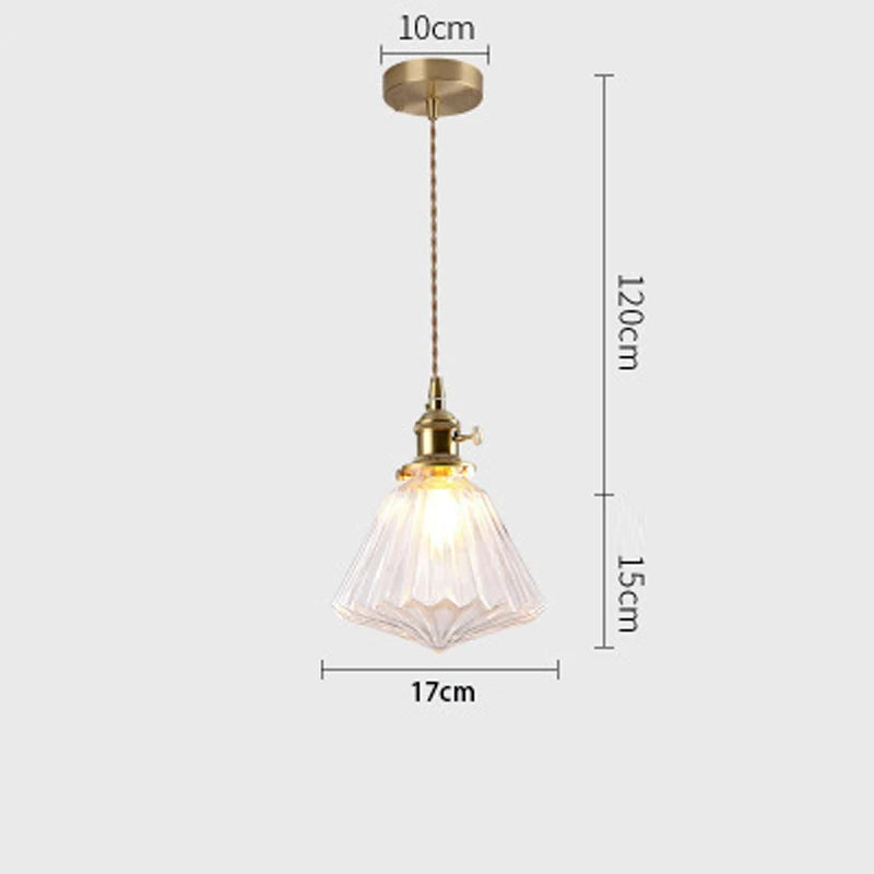Floral Glass Pendant Light for Modern Dining Rooms and Cafes