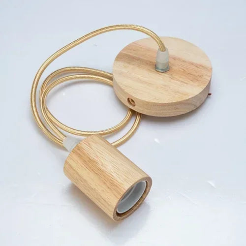 Vintage Wooden Pendant Light for Restaurants and Cozy Home Interiors