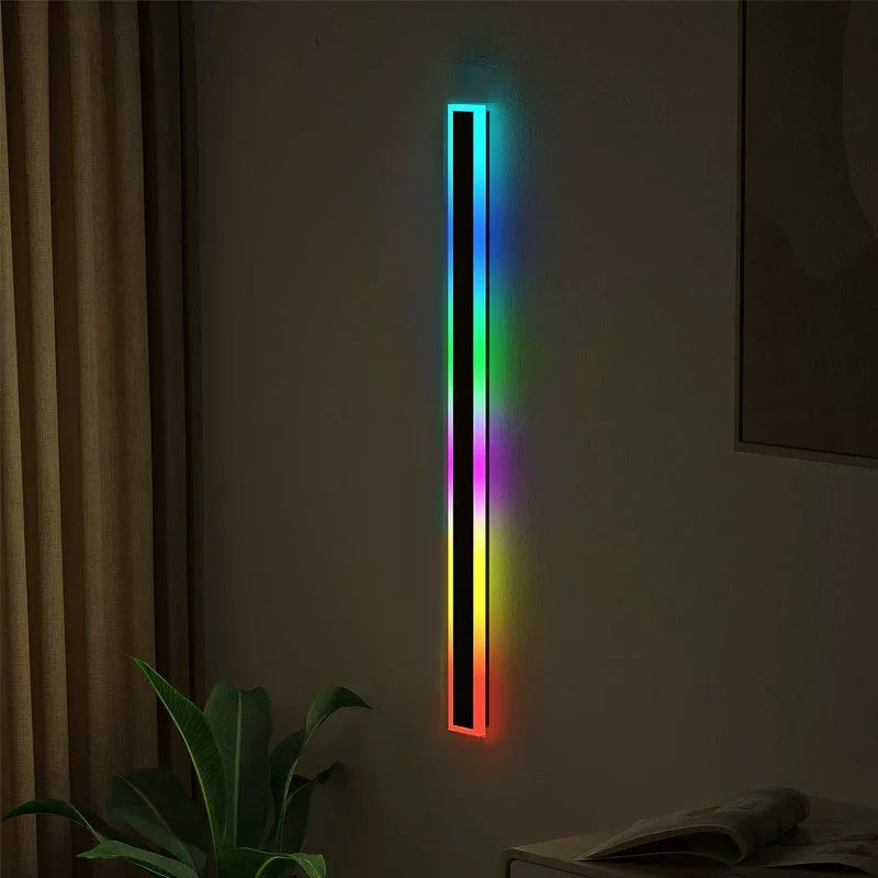 Modern LED Wall Sconce with App Control for Ambient Home Lighting
