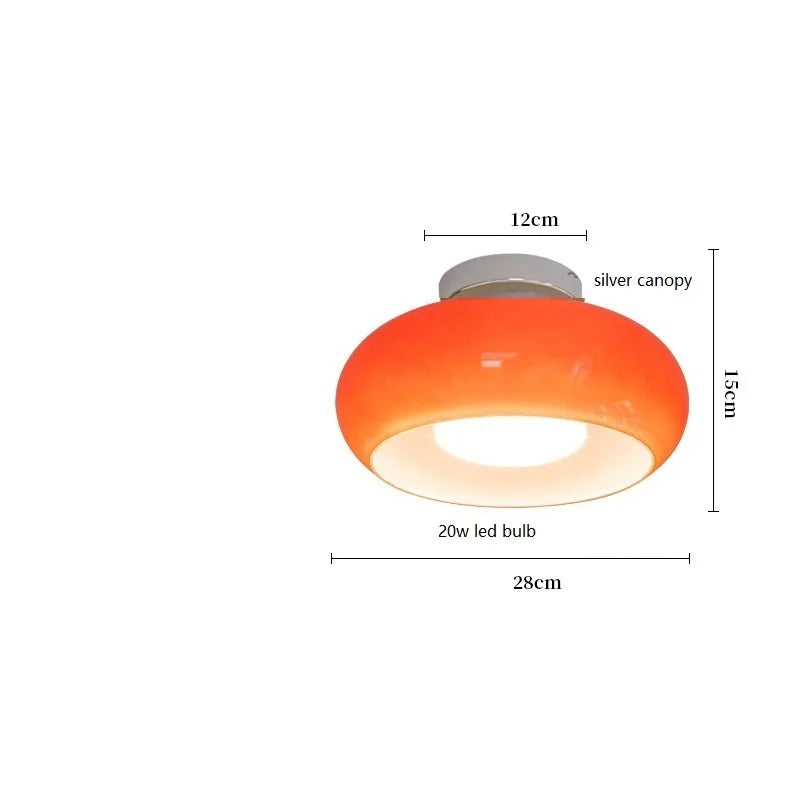 Modern Nordic Glass Pendant Light for Bedroom and Living Room