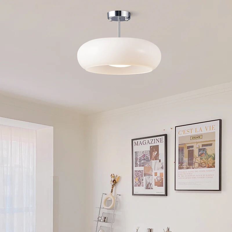 Modern Nordic Glass Pendant Light for Bedroom and Living Room