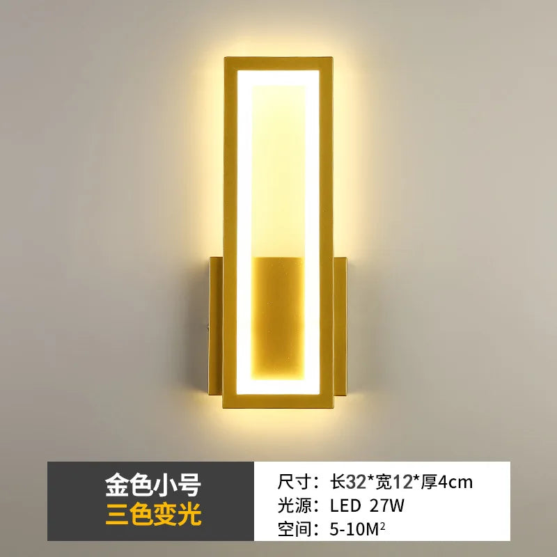 Modern LED Wall Sconce for Bedroom Bedside and Living Room Decor