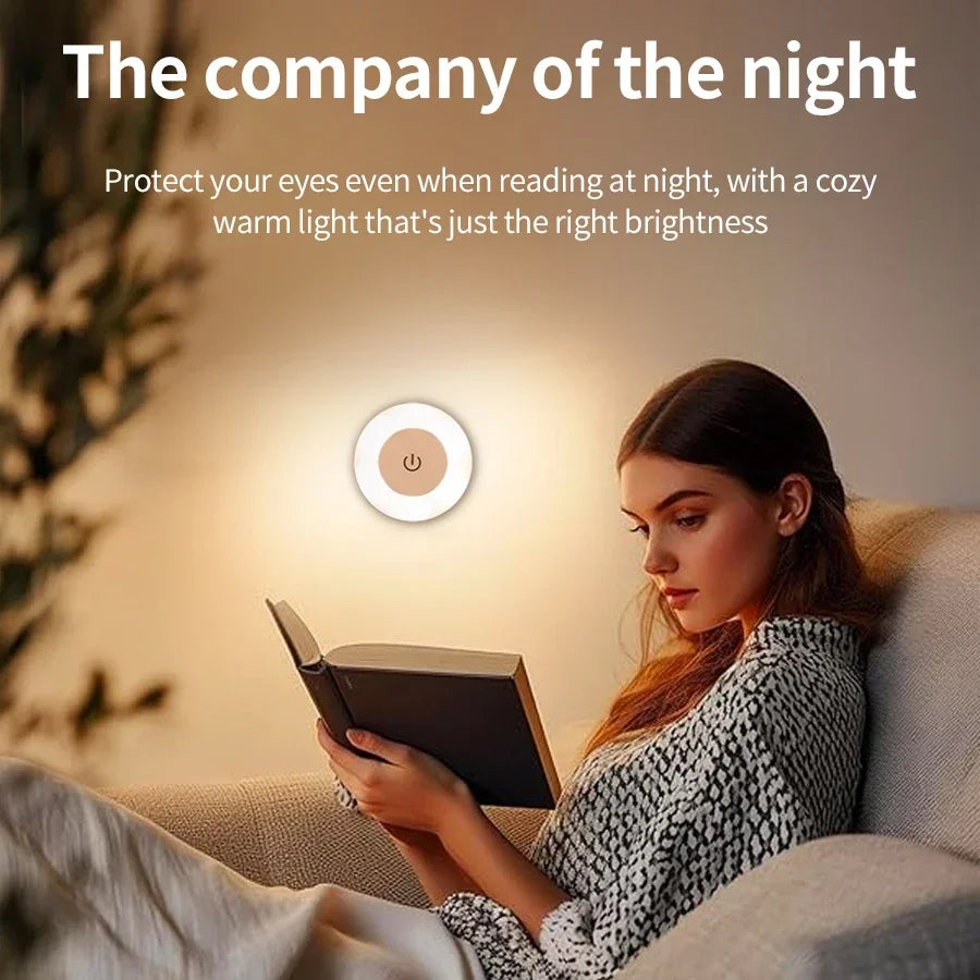 Dimmable Magnetic LED Wall Lamp for Reading Bedrooms and Modern Closets