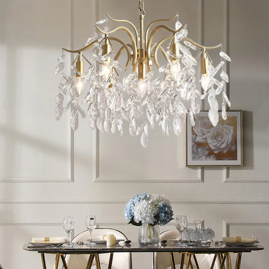 Luxury Crystal Chandelier for Elegant Living Rooms and Dining Spaces