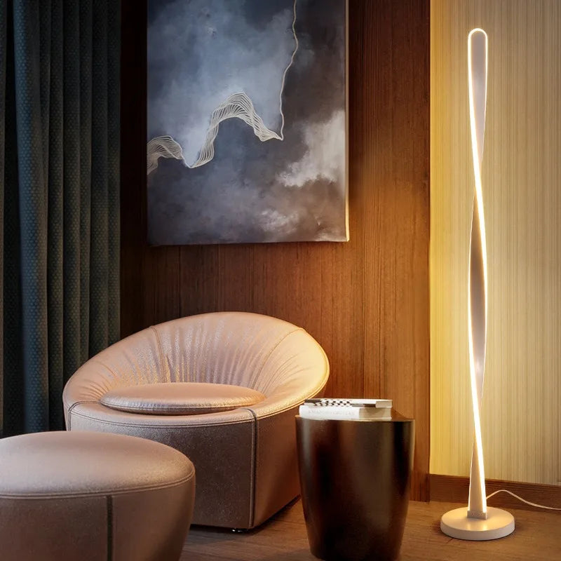 Nordic Floor Lamp with Reading Light for Living Room and Bedroom