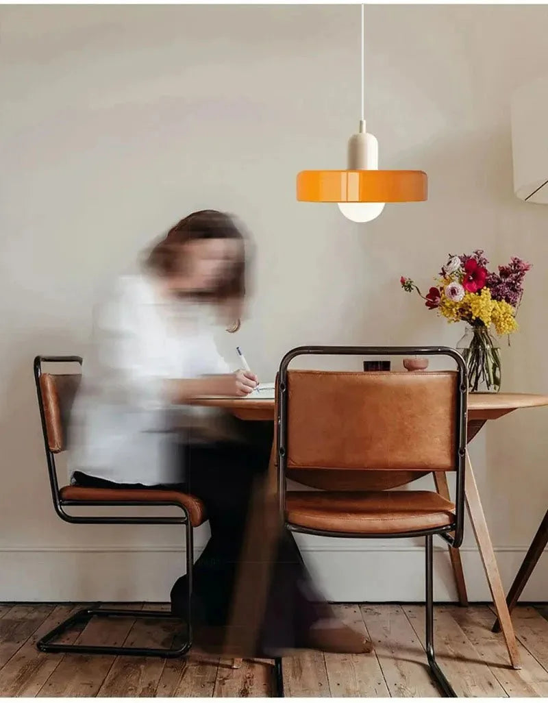 Nordic Glass Pendant Light for Modern Dining Room and Kitchen Lighting