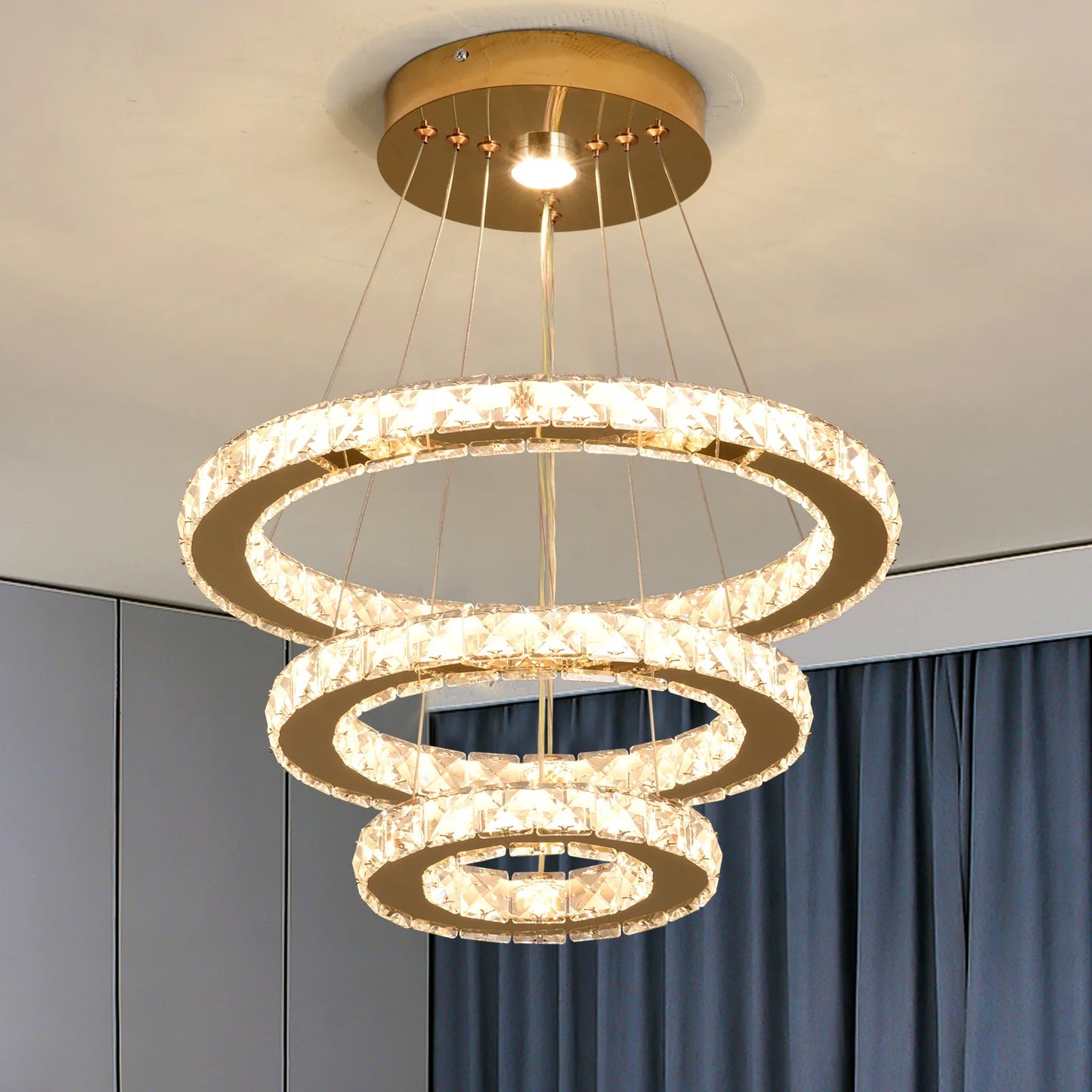 French Luxury Crystal Chandelier for Elegant Living Rooms and Dining Spaces
