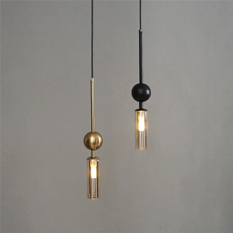 Nordic Luxury Gold Iron Pendant Light for Modern Dining and Bedrooms
