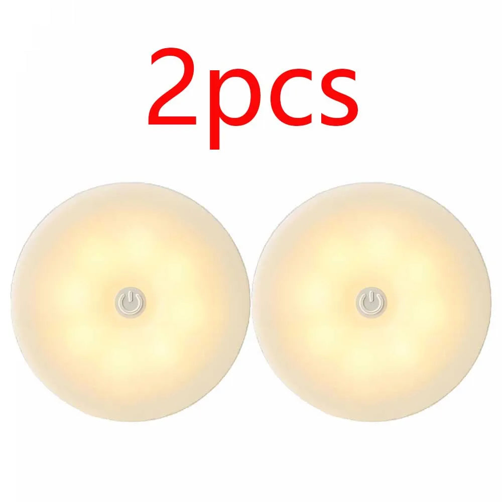 Wireless Motion Sensor LED Night Light for Home and Office Lighting