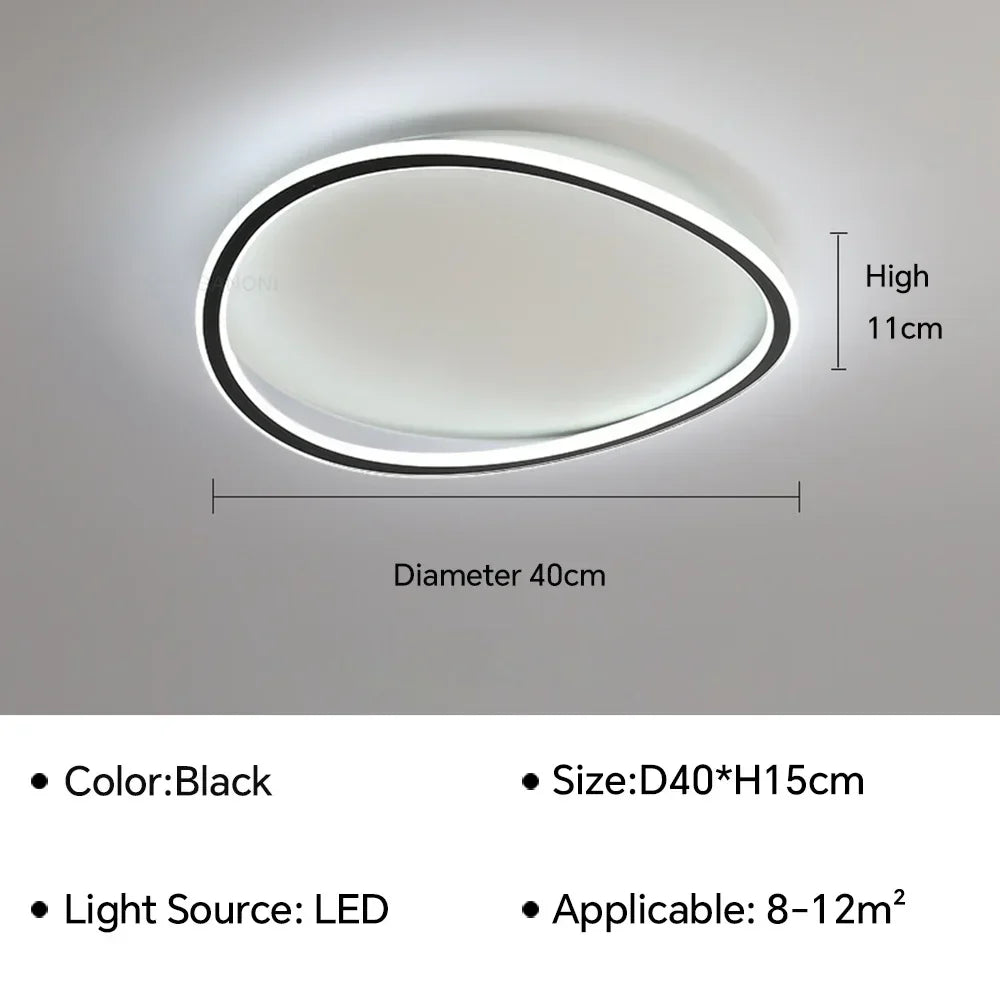 Modern LED Ceiling Chandelier for Living Rooms and Dining Spaces