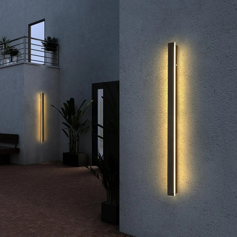 Modern LED Outdoor Wall Light for Garden Patio and Porch Illumination